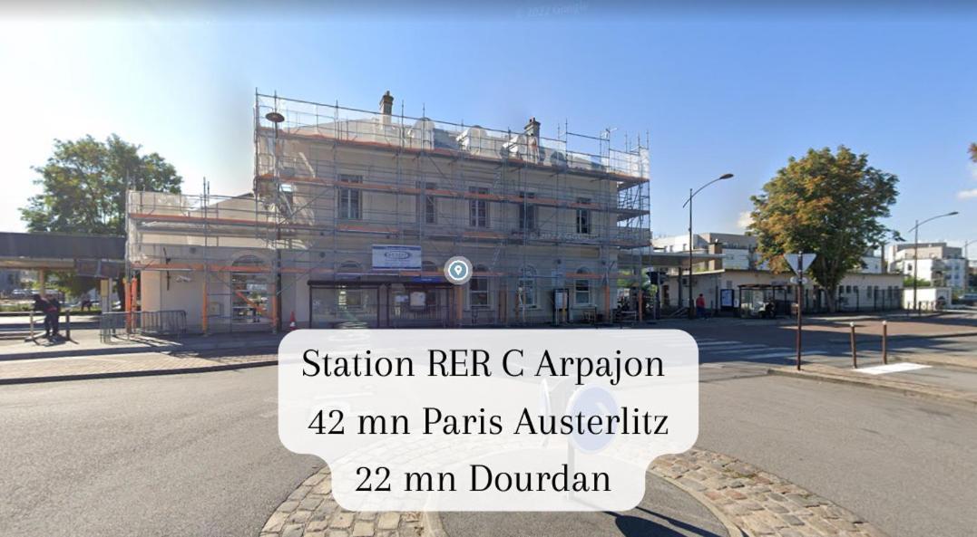 Disponible - Appartement Entier Neuf - 8Mn A Pied Rer C Paris, Parking Rue Gratuit, En Face Hopital D'Arpajon, Balcon Prive, Matelas Bultex 160X200, Ascenseur, Acces Pmr, Centre Ville A Pied Exterior foto